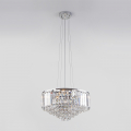 Хрустальная люстра Torreta 10121/5 хром/прозрачный хрусталь Strotskis Smart Eurosvet