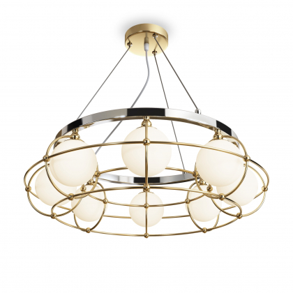 Подвесная люстра Carcass MOD312PL-08GCH Maytoni