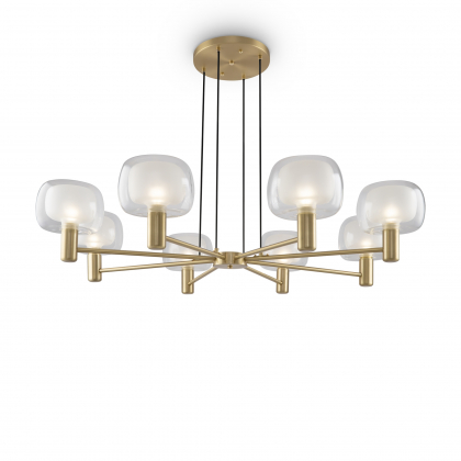 Люстра на штанге Vision MOD411PL-08G Maytoni