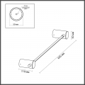 Настенный светильник Dalia 4395/6WL Odeon Light (6)