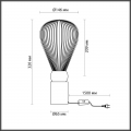 Настольная лампа Elica 5402/1T Odeon Light Exclusive (5)