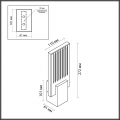 Настенный светильник Ricci 4363/5WL Odeon Light (5)