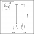 Подвесной светильник Lia 4372/5L Odeon Light (4)