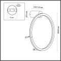 Настенный светильник Omen 4386/18WL Odeon Light (5)