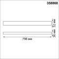 Светильник накладной/подвесной светодиодный 358868 Iter 30W 4000K Novotech (5)