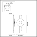 Бра теплый свет 6W Magnet 5407/6WL Odeon Light (6)