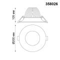 Встраиваемый светильник 4100K 30W Glok 358026 Novotech (3)