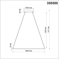 Подвесной светильник 3000-6000K 40W Iter 358588 Novotech (6)