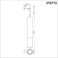 Трековый трехфазный подвесной светильник Mais 370772 Novotech (3)