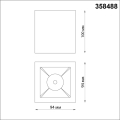 Накладной точечный светильник 4000K 10W Recte 358488 Novotech (3)