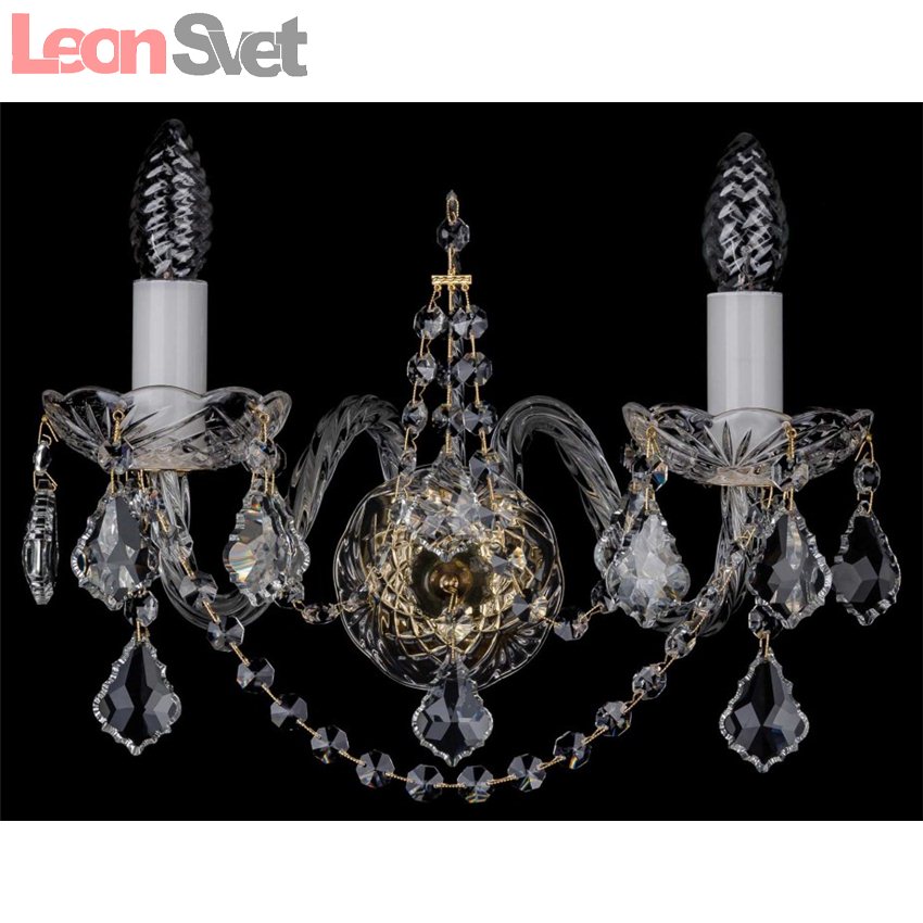 Бра 1411/2/G/Big/Leafs