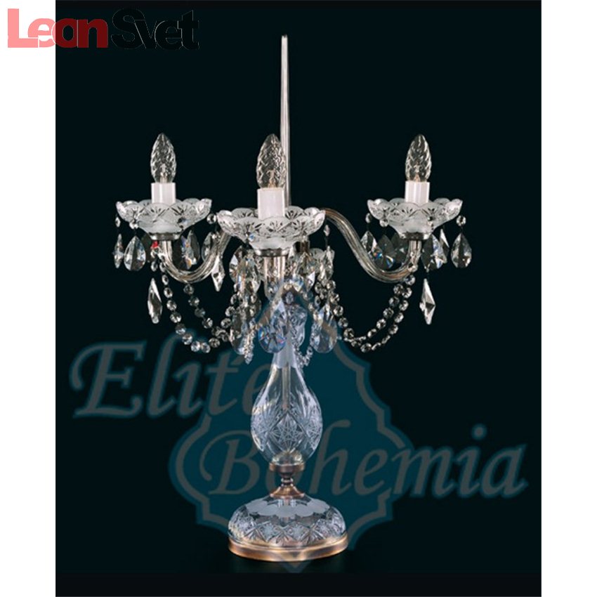 Настольная лампа декоративная Metal Varieties 689 689/3/02 Pt