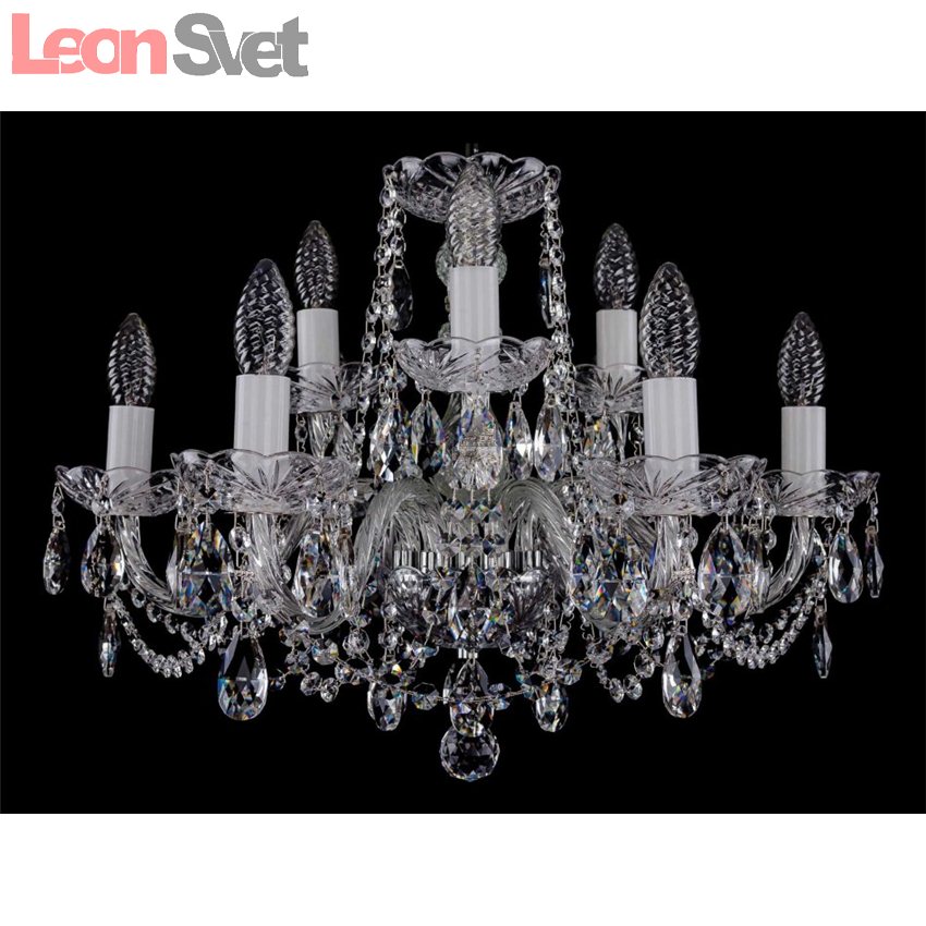 Подвесная люстра 1402/6+3/195/Ni