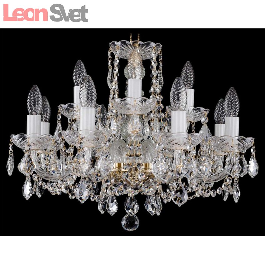 Подвесная люстра 1402/8+4/195/G/Leafs