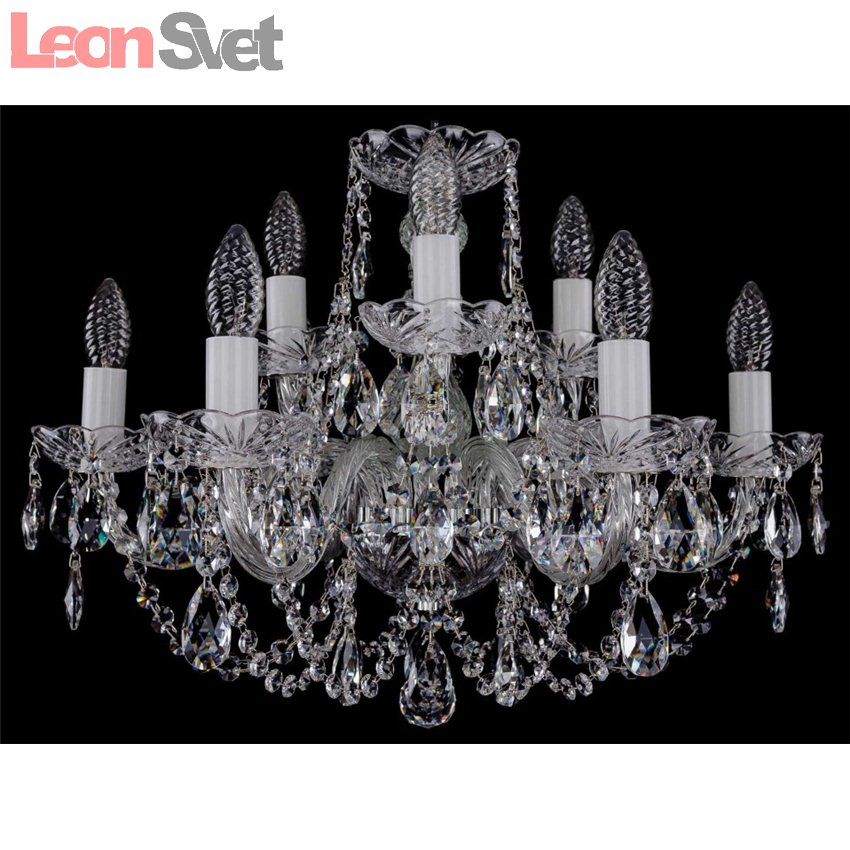 Подвесная люстра 1406/6+3/195/Ni