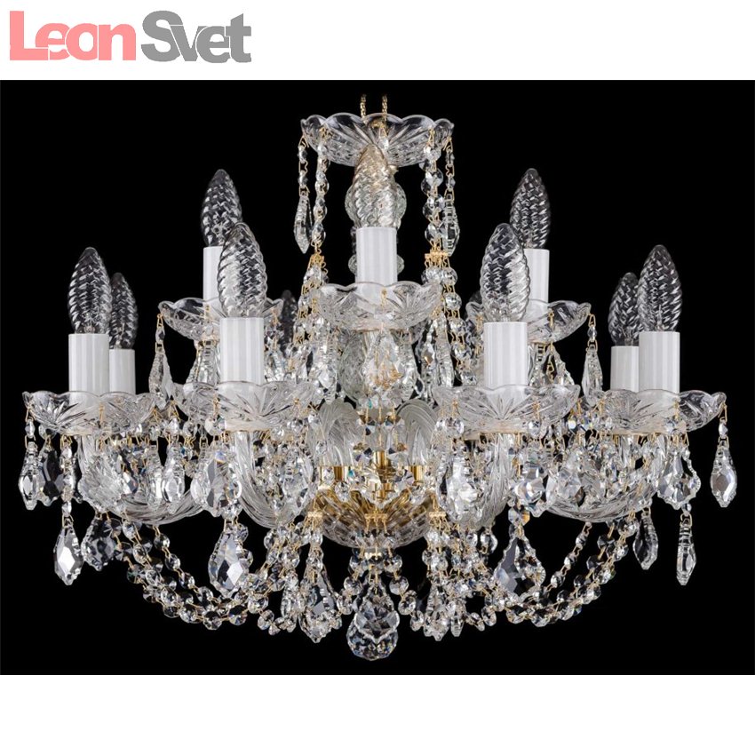 Подвесная люстра 1406/8+4/195/G/Leafs