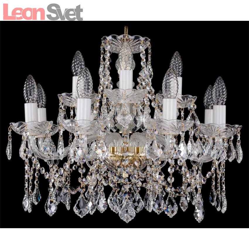 Подвесная люстра 1413/8+4/200/G/Leafs