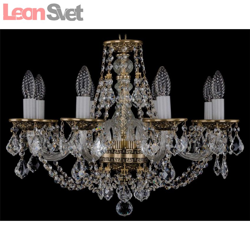 Подвесная люстра 1606/8/195/GB/Leafs