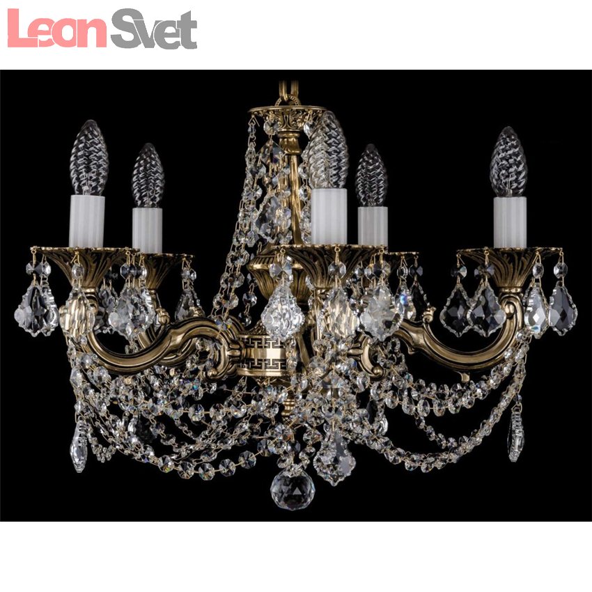 Подвесная люстра 1701/5/C/GB/Leafs