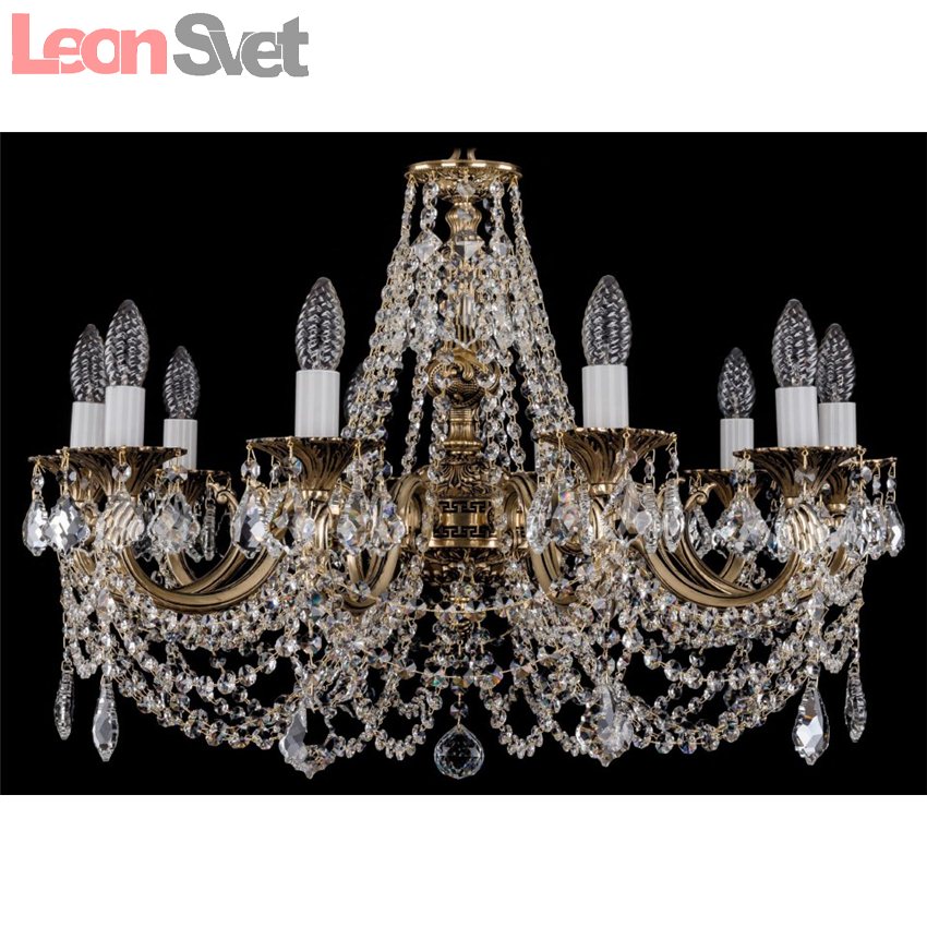 Подвесная люстра 1702/10/C/GB/Leafs