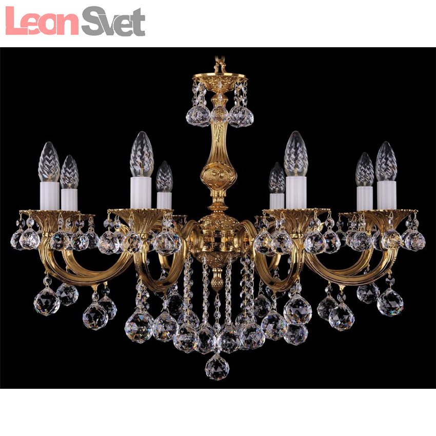 Подвесная люстра 1702/8/B/G/Balls