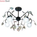 Люстра на штанге Flora A3539PL-5BG от Arte Lamp
