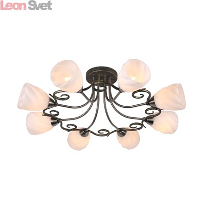 Потолочная люстра на штанге SWIRLS A6253PL-8BA