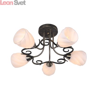 Потолочная люстра на штанге SWIRLS A6253PL-5BA