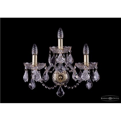 Бра Bohemia Ivele Crystal 1400/3/165/G/Leafs