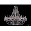 Чешская хрустальная люстра Большая Bohemia Ivele Crystal 1406/20/530-125/G