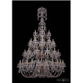 Чешская хрустальная люстра Большая Bohemia Ivele Crystal 1406/24+12+12+6/530-230/G