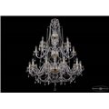 Чешская хрустальная люстра Большая Bohemia Ivele Crystal 1411/20/360-115/G