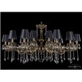 Чешская хрустальная люстра Большая Bohemia Ivele Crystal 1703/18/320+210/A/GB/SH25