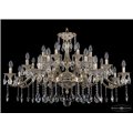 Чешская хрустальная люстра Большая Bohemia Ivele Crystal 1709/24/410/A/GW