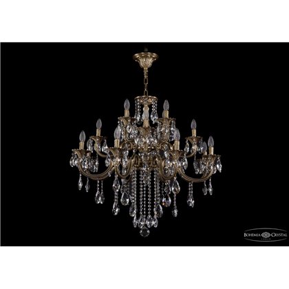 Чешская хрустальная люстра Большая Bohemia Ivele Crystal 1722/8+4+4/335/B/FP