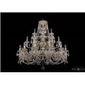Чешская хрустальная люстра Большая Bohemia Ivele Crystal 1732/12+6+3/335/C/GW