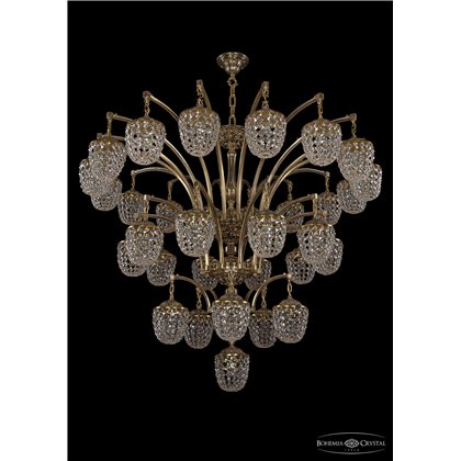 Чешская хрустальная люстра Большая Bohemia Ivele Crystal 1772/16+10+5+1/490/GB
