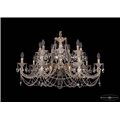 Чешская хрустальная люстра Bohemia Ivele Crystal 1702/7+7/335+150/C/GW
