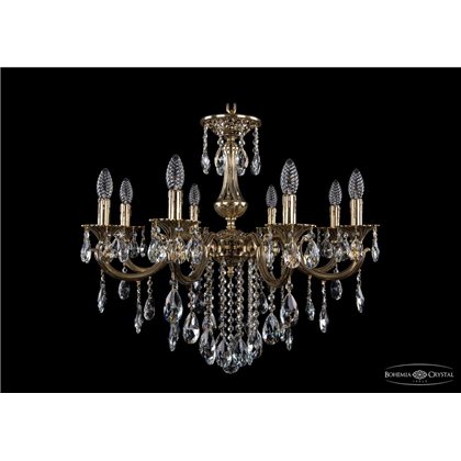 Чешская хрустальная люстра Bohemia Ivele Crystal 1702/8/B/GB