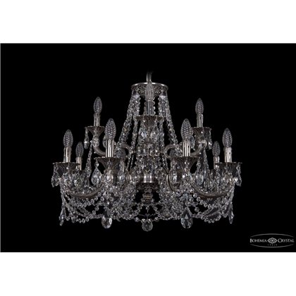 Чешская хрустальная люстра Bohemia Ivele Crystal 1702/8+4/265+181/C/NB