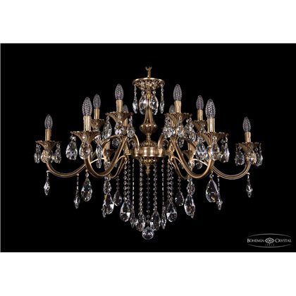 Чешская хрустальная люстра Bohemia Ivele Crystal 1703/12/360/B/FP