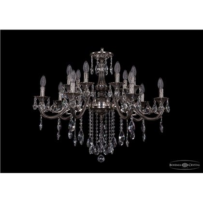 Чешская хрустальная люстра Bohemia Ivele Crystal 1703/14/B/NB