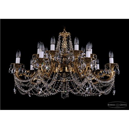 Чешская хрустальная люстра Bohemia Ivele Crystal 1703/14/C/G