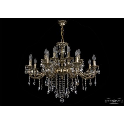 Чешская хрустальная люстра Bohemia Ivele Crystal 1703/16/320/B/GB