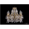 Чешская хрустальная люстра Bohemia Ivele Crystal 1707/10/125/C/GD