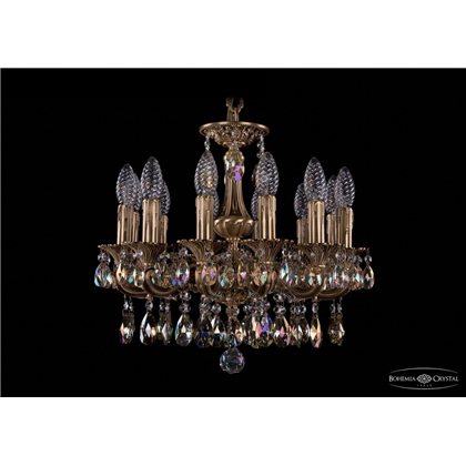 Чешская хрустальная люстра Bohemia Ivele Crystal 1707/12/125/A/FP/701