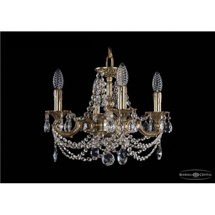 Чешская хрустальная люстра Bohemia Ivele Crystal 1707/4/125/C/GB