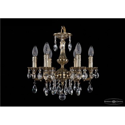 Чешская хрустальная люстра Bohemia Ivele Crystal 1707/6/125/A/GB