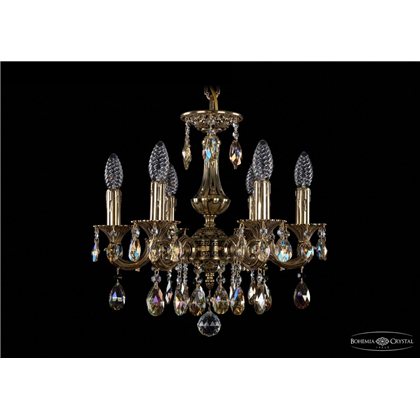 Чешская хрустальная люстра Bohemia Ivele Crystal 1707/6/125/A/GB/701