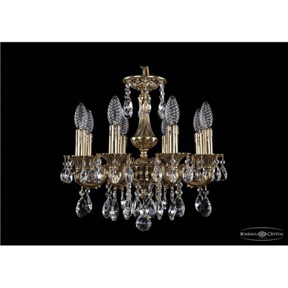 Чешская хрустальная люстра Bohemia Ivele Crystal 1707/8/125/A/GB